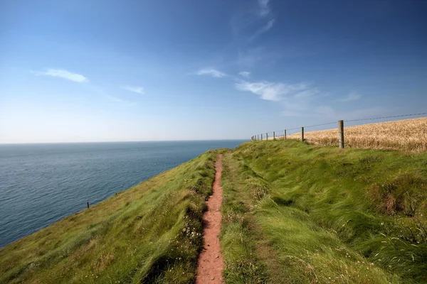 Pembrokeshire tengerparti vonal — Stock Fotó