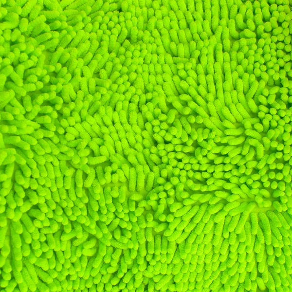 Texture of green microfiber fabric — Stock Photo, Image