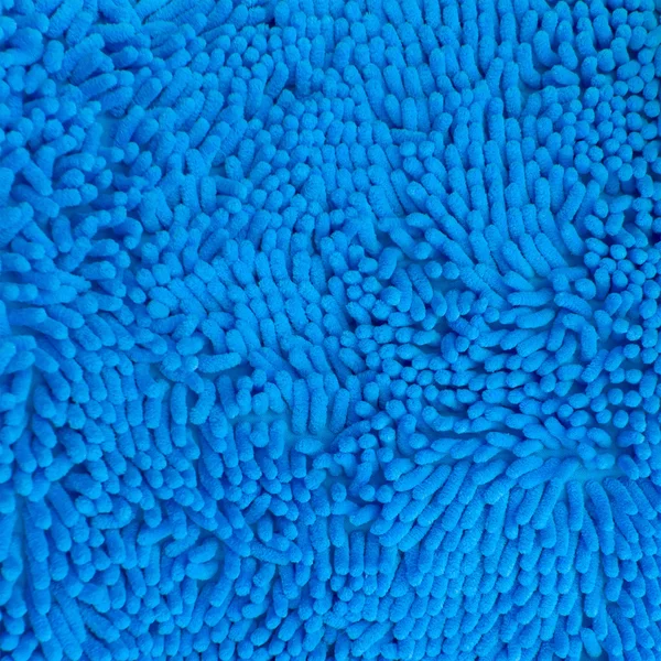 Textuur van blauwe microfiber stof — Stockfoto