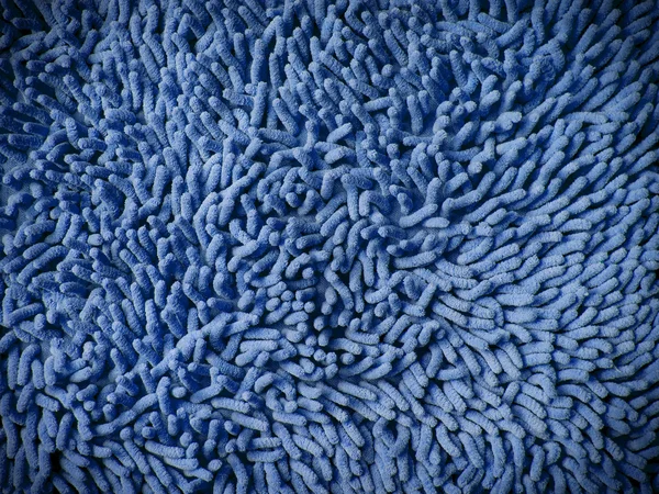 Mavi mikrofiber kumaş dokusu