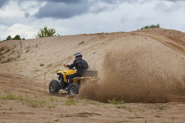 Extremer Quad-Fahrer — Stockfoto