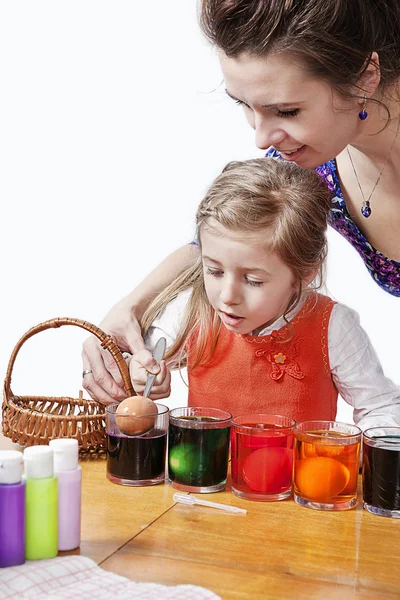 Easter eggs painting — Stock Photo, Image