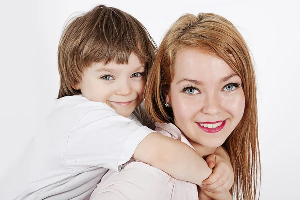 Bir çocuk ile anne — Stok fotoğraf