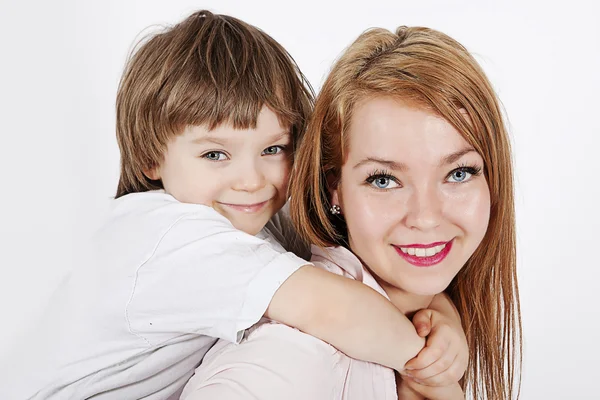 Mãe com um filho — Fotografia de Stock