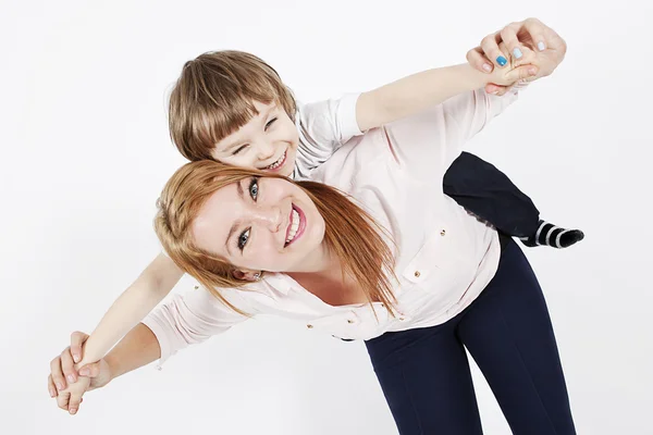 Madre con un hijo —  Fotos de Stock