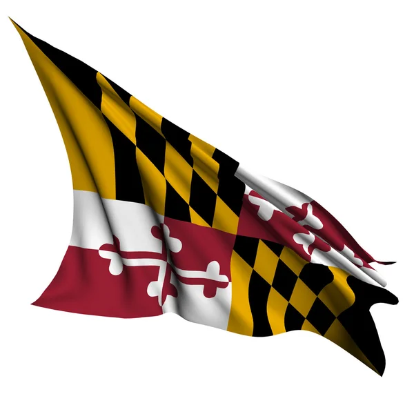 Maryland flagga - usa staten flaggor samling — Stockfoto