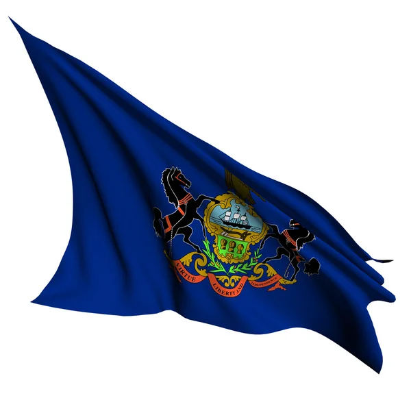 Vlag van Pennsylvania - usa staat vlaggen collectie — Stockfoto