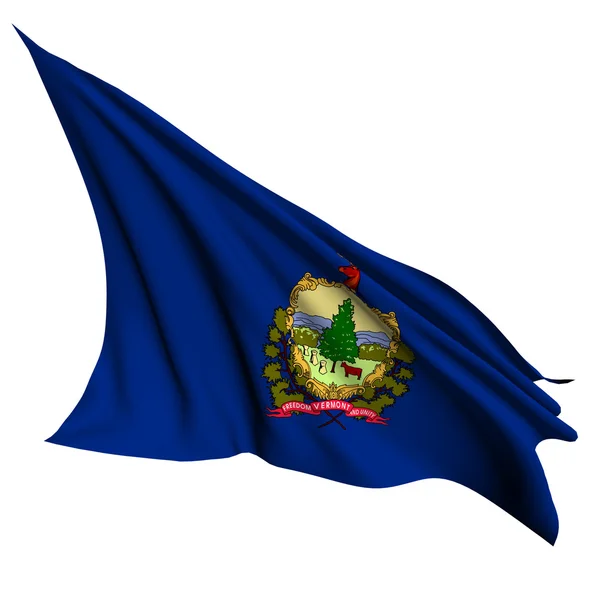 Bandeira de Vermont coleção de bandeiras estaduais dos EUA — Fotografia de Stock