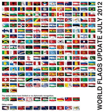 Dünya bayrakları Galeri güncelleme Temmuz 2012 yeni bayraklar