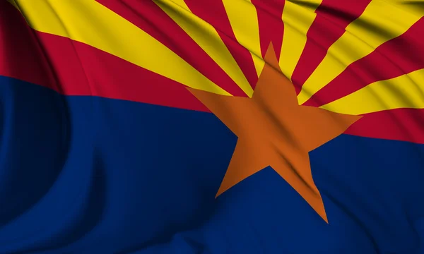 Arizona-Flagge — Stockfoto