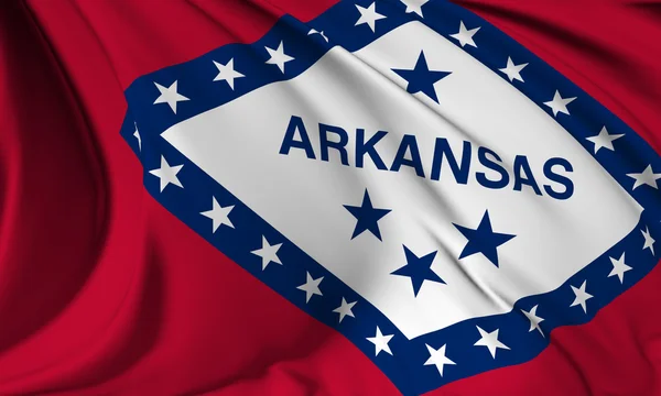 Arkansas zászló — Stock Fotó