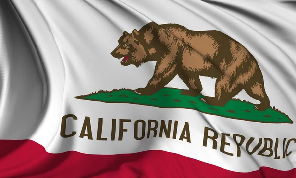 Kalifornische Flagge — Stockfoto