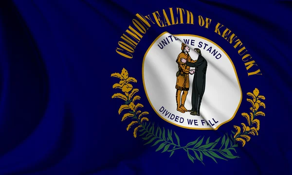 肯塔基州旗 — 图库照片