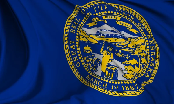 Nebraska-Flagge — Stockfoto