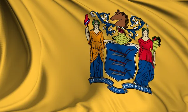 New Jersey flag — Stock Photo, Image