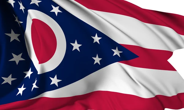 Ohio-Flagge — Stockfoto