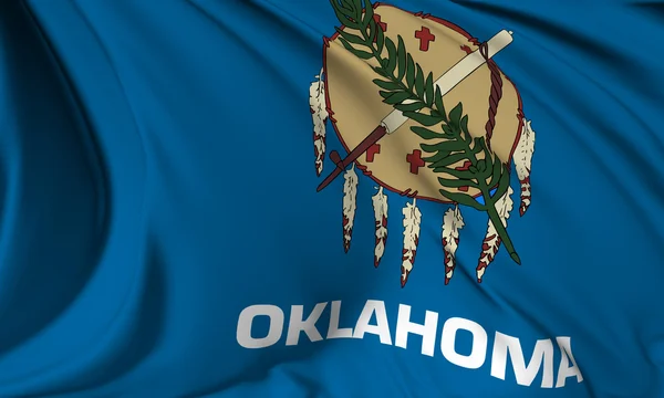 Oklahoma-Fahne — Stockfoto