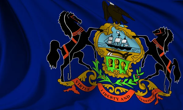 Pennsylvania flag — Stock Photo, Image