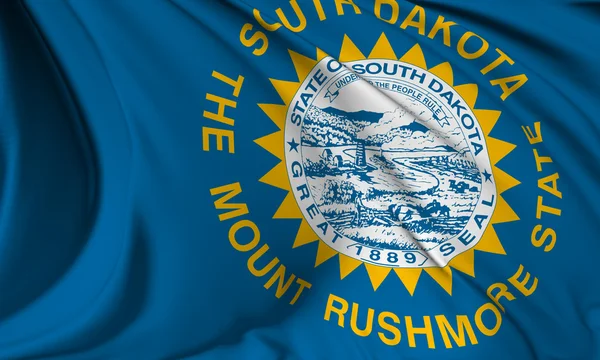 South Dakota flag — Stock Photo, Image