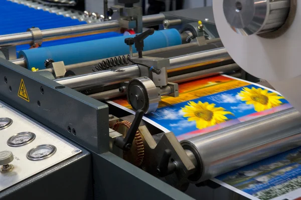 Máquina de impressão — Fotografia de Stock