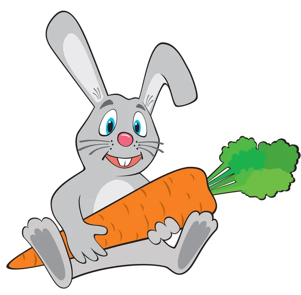 The picture shows a rabbit — Stock Vector