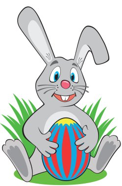 Paskalya tavşanı şekil gösterir