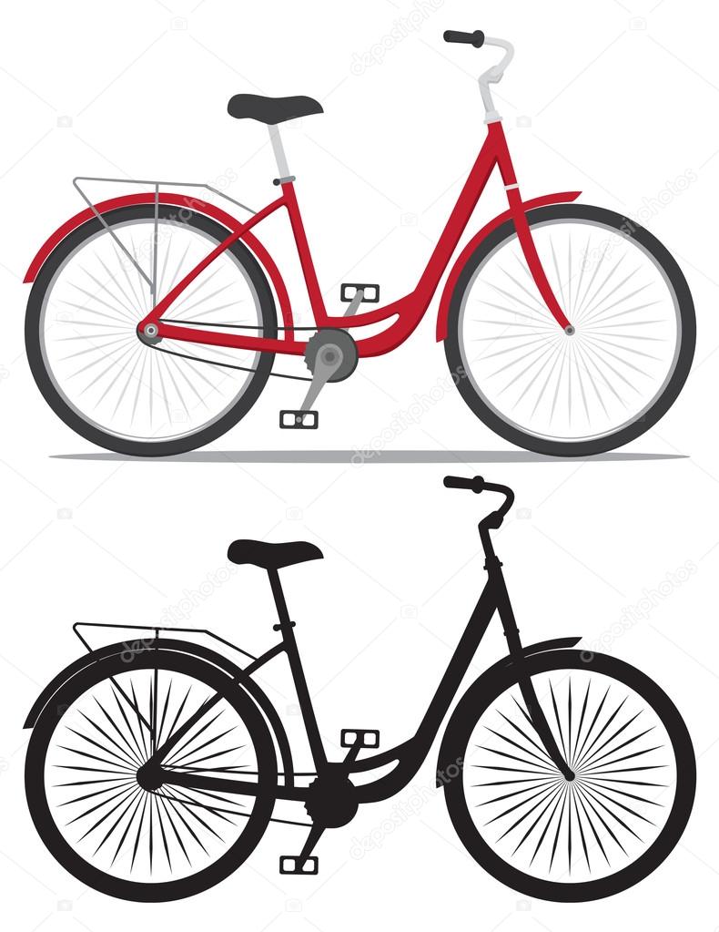 The picture shows a bike
