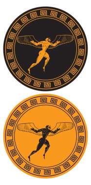 şekil efsanevi gösterir Icarus karakter