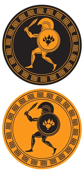 the figure shows the pattern amphorae — 图库矢量图片 #19046589