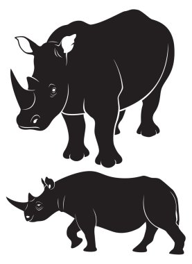 hayvan gergedan şekil gösterir