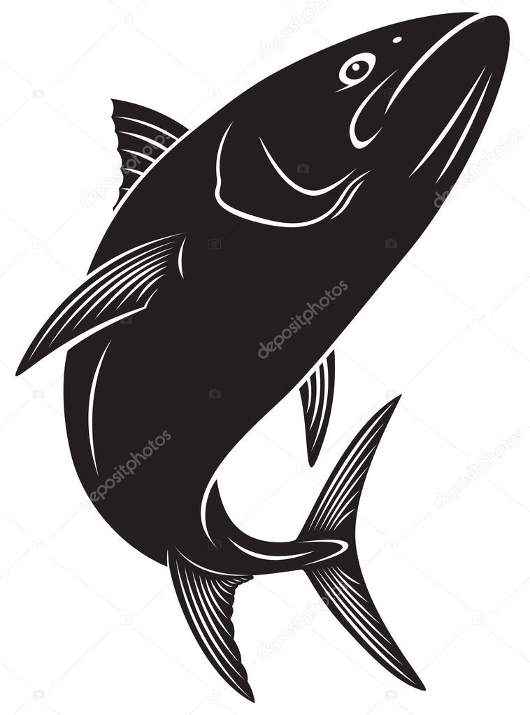 The figure shows a tuna fish