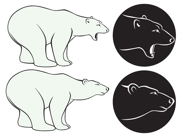 Rysunek przedstawia niedźwiedzia — Wektor stockowy