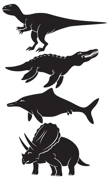 Figura representa los dinosaurios — Vector de stock