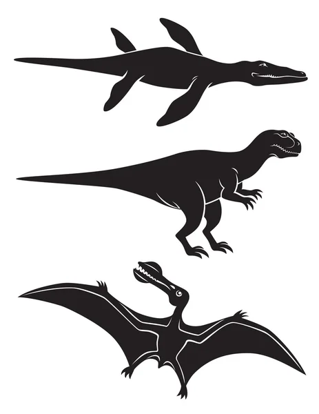 Figure depicts the dinosaurs — Stock Vector