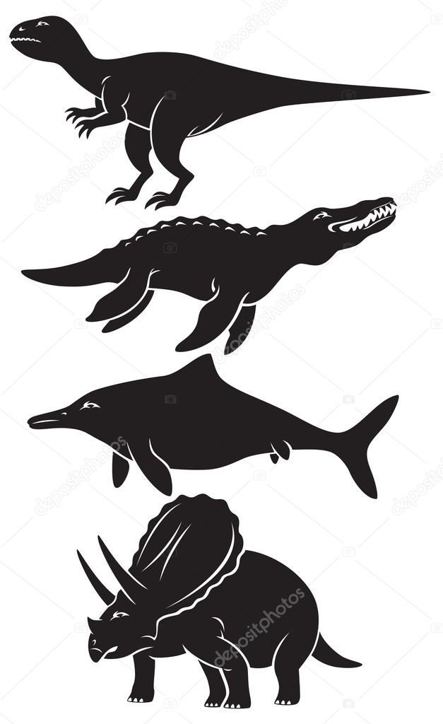 Figure depicts the dinosaurs