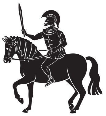 Gladyatör mızrağı ile