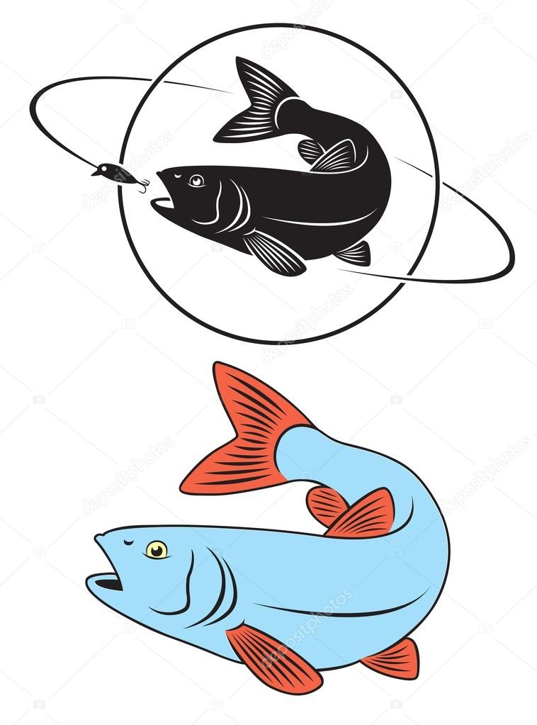 The figure shows a fish chub