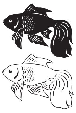 şekil belgili tanımlık goldfish gösterir