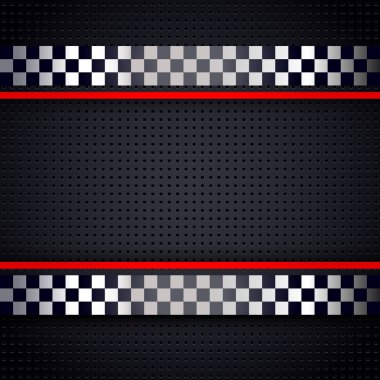 Structured metallic perforated for race sheet background clipart