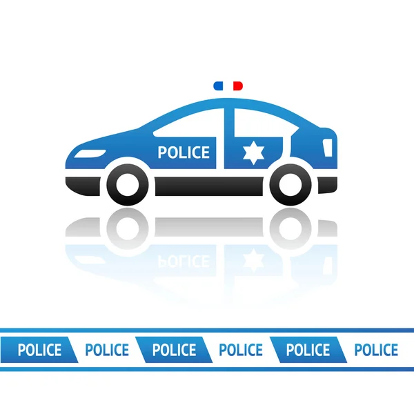 Auto della polizia — Vettoriale Stock