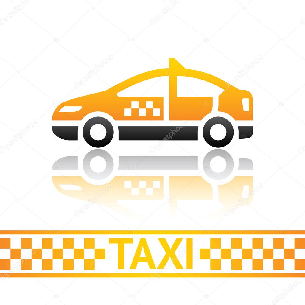 Taxi cab icon