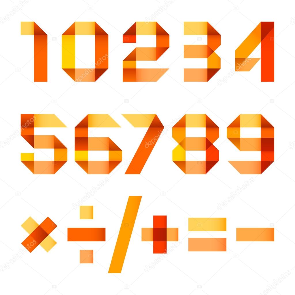 Numbers 5 to 9 - Orange | Sticker