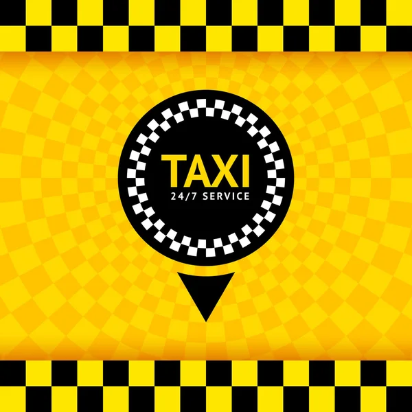 Taxi symbol, new background, vector illustration 10eps — Stock Vector