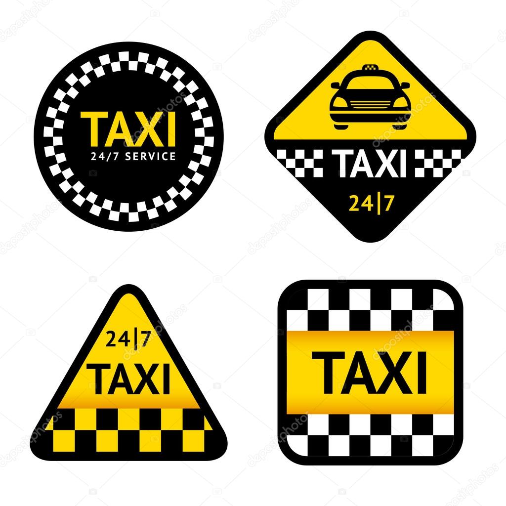 Taxi - set stickers