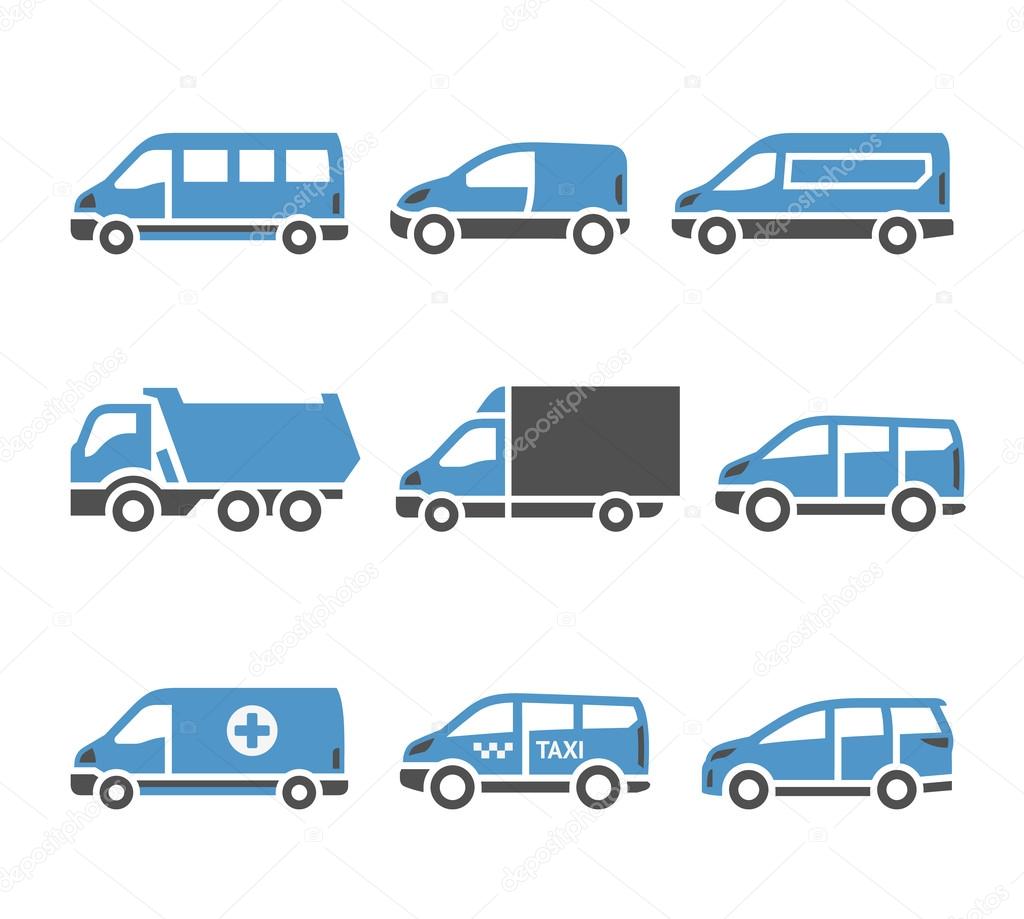 Transport Icons - A set of sixth