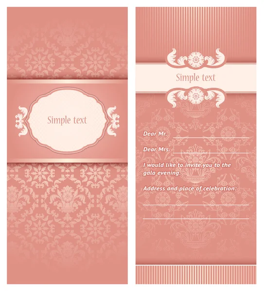 Invitation template — Stock Vector