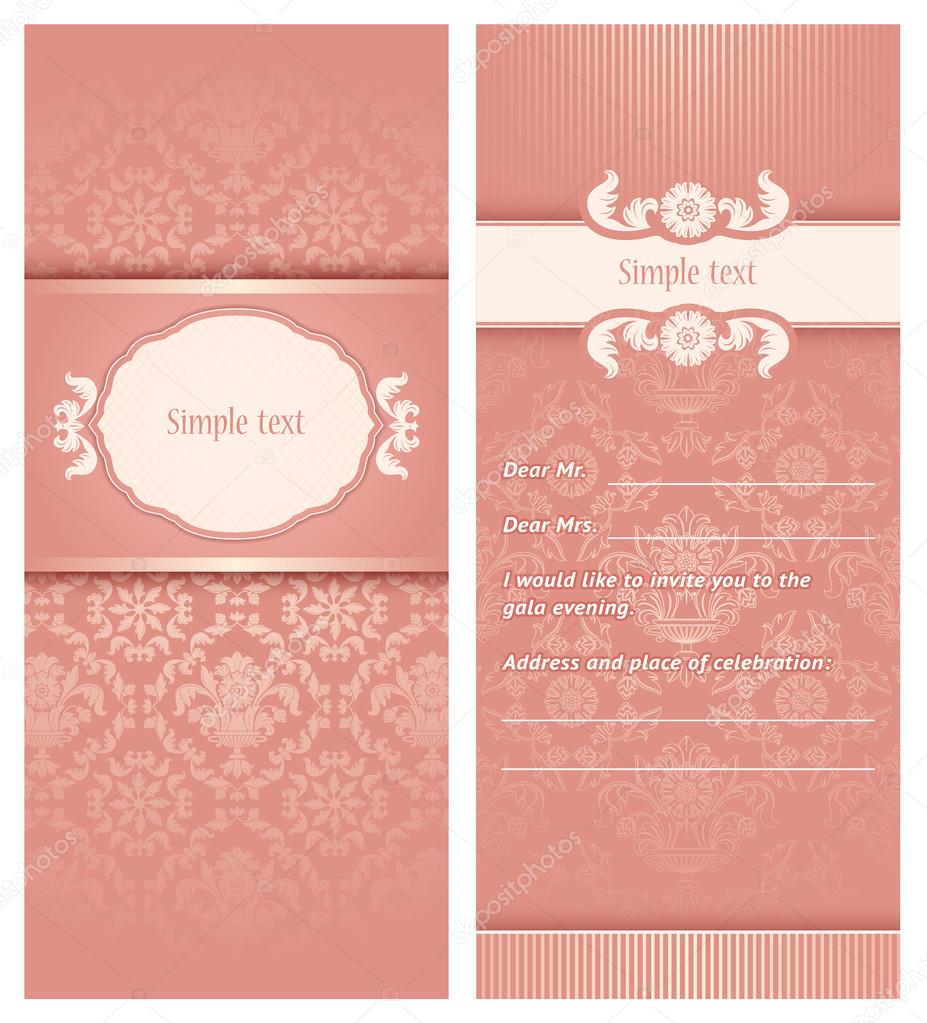 Invitation template