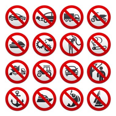 Prohibited symbols