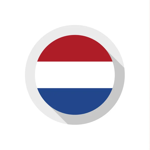 네덜란드의 국기 — 스톡 벡터
