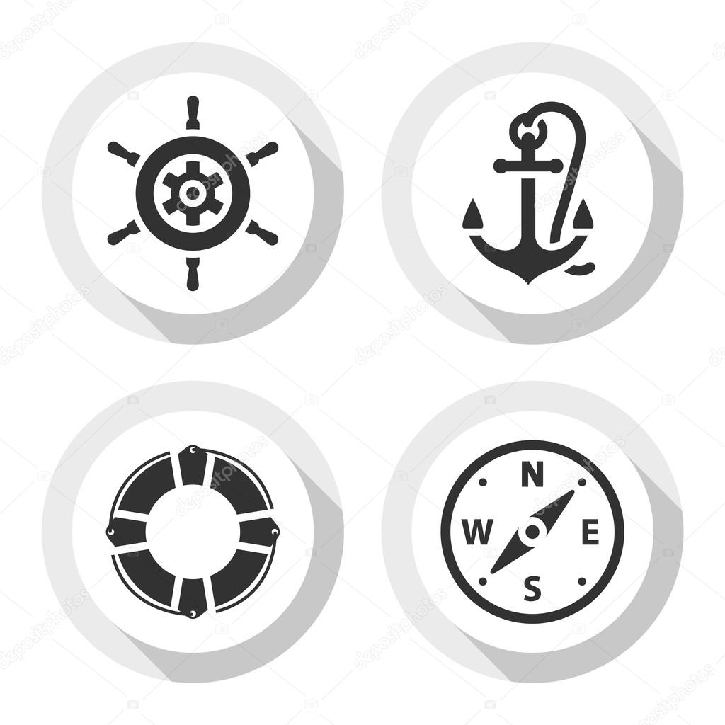 Set of travel flat icons